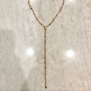 Like new Kendra Scott Grant Y necklace - rose gold